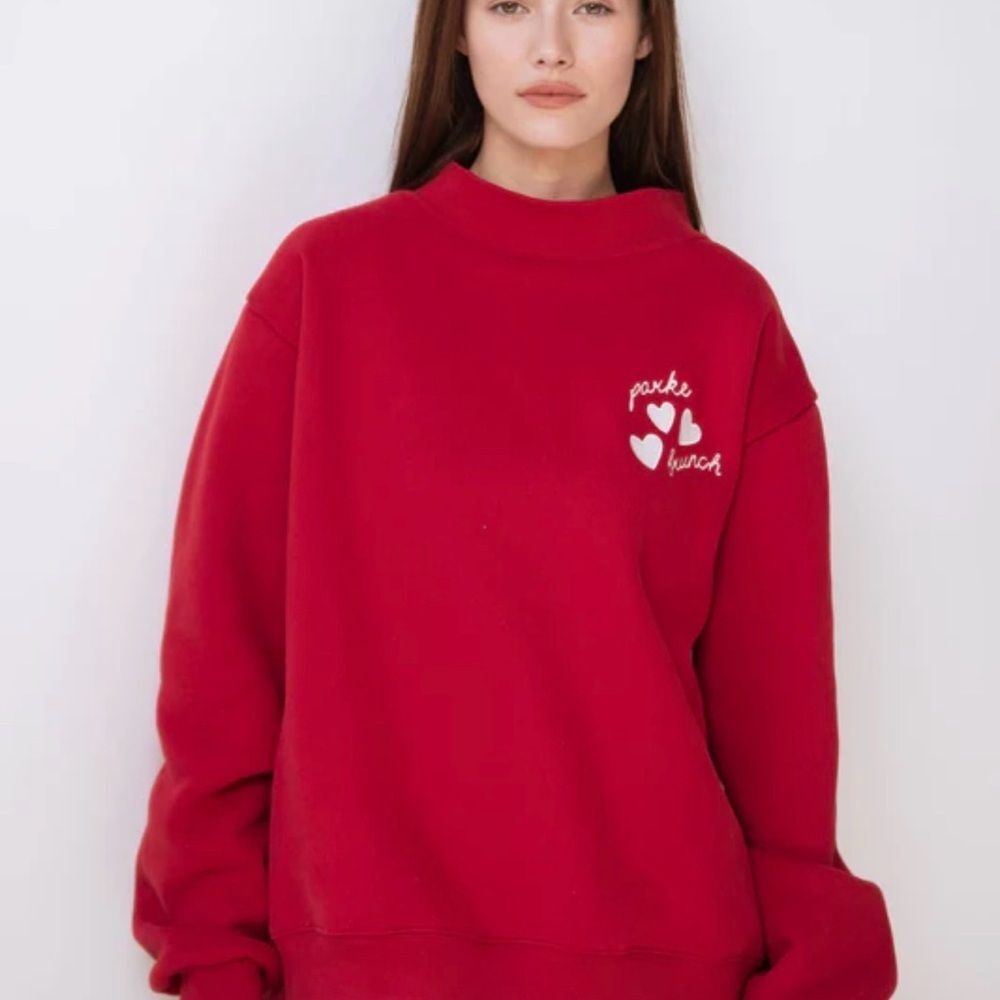 NIB Parke & Brunch Valentine's Mockneck